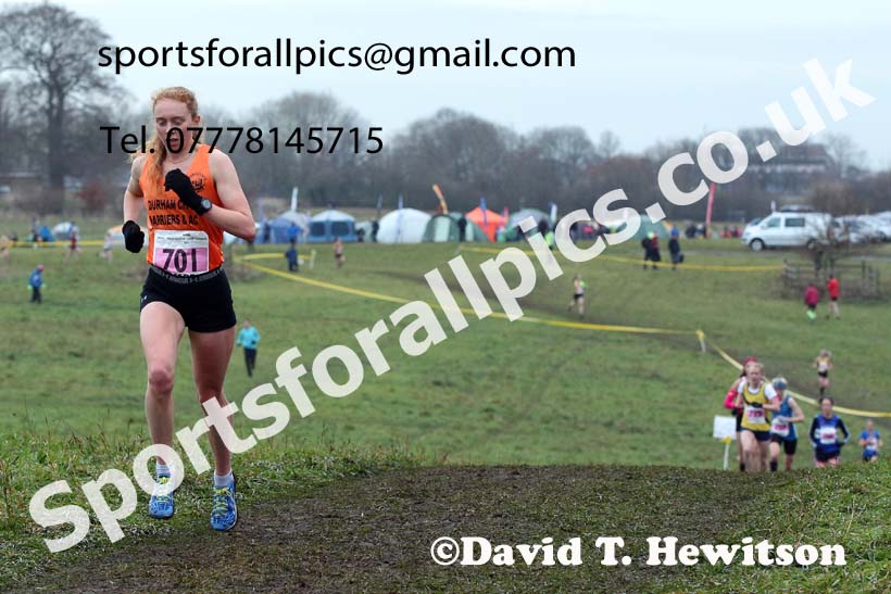 Senior women, 2021 North Eastern Cross Country Championships, Sedgefield. Photo: David T. Hewitson/Sports for All Pics
